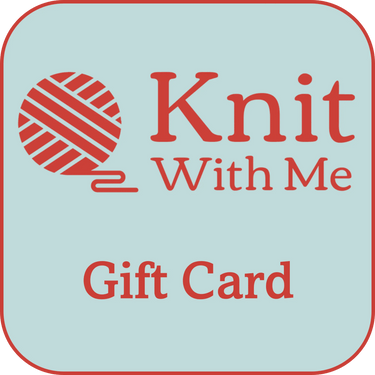 Knit With Me | Gift Card for Yarns, Notions & Classes, Denominations: £10.00, Treat a knitter or crocheter with a Knit With Me gift card! Redeemable online or in-store for yarns, notions, or workshops. Emailed immediately., Knit With Me