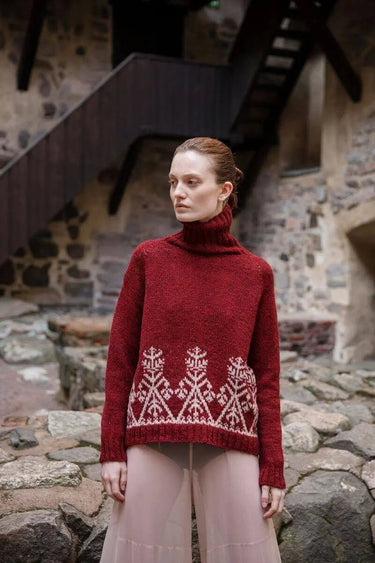 Knitted Kalevala II | 20 Nordic Colourwork Patterns Book, , Explore 20 colourwork knitting patterns inspired by Finnish folklore. Knitted Kalevala II is a stunning hardback for UK knitters & storytellers., Knit With Me