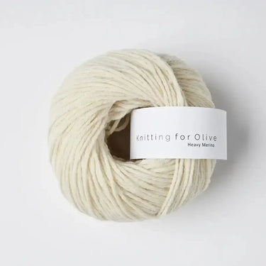 Ball of Knitting for Olive Heavy Merino wool yarn in natural color, 100% Merino from New Zealand without mulesing.