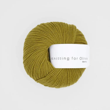 Knitting For Olive Merino yarn - fingering weight wool in olive color, ideal for cozy and functional knitwear in varying weather conditions.