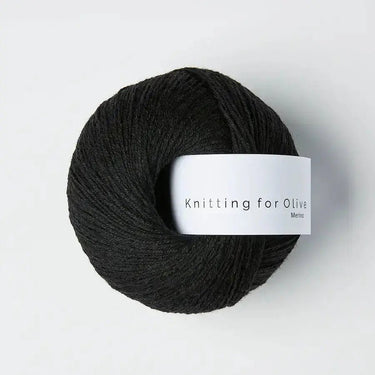 Knitting For Olive | Merino | Fingering Weight, Color: Licorice, Soft, breathable merino wool yarn for ethical knitwear. Fingering weight, non-mulesed & ideal knitting wool UK for layering & outdoor makes, Knit With Me