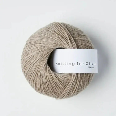 Knitting For Olive | Merino | Fingering Weight, Color: Oatmeal, Soft, breathable merino wool yarn for ethical knitwear. Fingering weight, non-mulesed & ideal knitting wool UK for layering & outdoor makes, Knit With Me