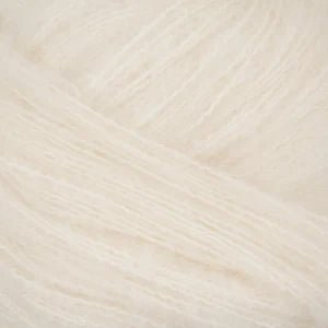 Kumula by Gepard | 100% Fluffy Cashmere in 101 Creme option at Knit With Me yarn shop