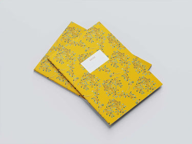 Laine x Dee | Floral Knitting Notebook for Designs & Ideas, colour: Lilac, Jot down knitting ideas in this Laine x Dee Hardwicke notebook. Featuring floral covers & quality paper—perfect UK gift for crafters., Knit With Me