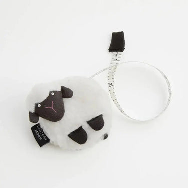 Lantern Moon | Sheep Tape Measure | Cute & Functional Tool, Style: Merino, Adorable sheep-shaped tape measures by Lantern Moon. 150cm/60" retractable length with lock. Choose Merino, Wooly, or Black Sheep for fun and precise measuring!, Knit With Me