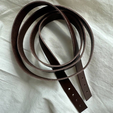 Leather Bag Strap | PetiteKnit Italian Full Grain Leather in option at Knit With Me yarn shop