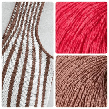 Line Top Kit including FREE Knitting Pattern - Knit With Me