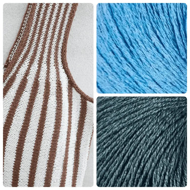 Line Top Kit including FREE Knitting Pattern - Knit With Me