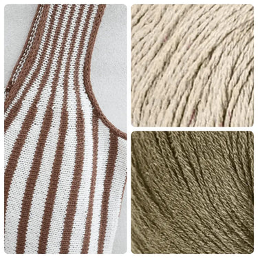 Line Top Kit including FREE Knitting Pattern - Knit With Me