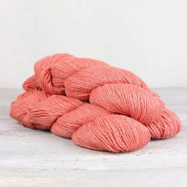 The Fibre Co | Luma | DK Yarn for All-Season Garments, Colour: Flamingo, Luma by The Fibre Co blends Merino, cotton, linen & silk. A DK yarn ideal for layering knits—light, warm & breathable for all climates., Knit With Me