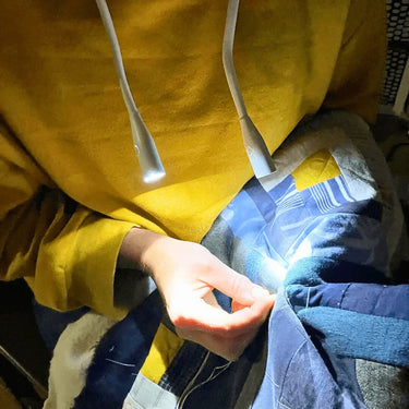 Lumos Knitting Light | Neck Light, , Knit anytime with the Lumos knitting neck light! The Lumos light is perfect for hands-free crafting. Shop the Lumos knitting light for bright, focused lighting., Knit With Me