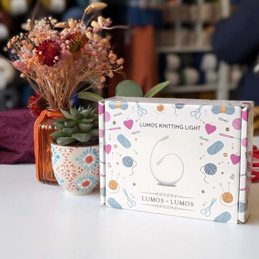 Lumos Knitting Light | Neck Light, , Knit anytime with the Lumos knitting neck light! The Lumos light is perfect for hands-free crafting. Shop the Lumos knitting light for bright, focused lighting., Knit With Me