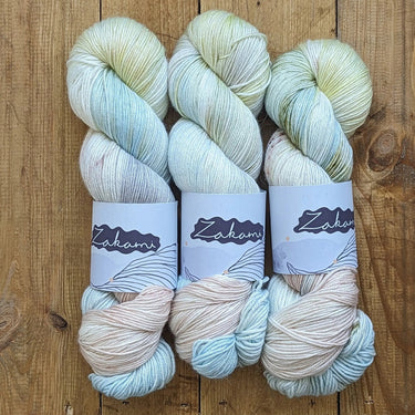 Zakami | Luxury Merino Silk Fingering | Soft Shine & Drape, Colour: Exordium, Zakami Luxury Merino Silk Fingering offers softness, shine, and superb drape. Hand-dyed in Edinburgh, it's perfect for shawls, baby knits, and delicate garments, Knit With Me