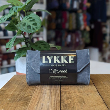 Lykke | Driftwood Interchangeable Needle Set, Needle Tip Length: 3.5", Craft flawless stitches with LYKKE Driftwood Interchangeable Needle Sets. Premium birchwood and smooth joins for effortless, joyful knitting, Knit With Me