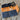 Open Lykke Weekender Knitting Needle Travel Case with scissors and needles in denim and vegan leather design.