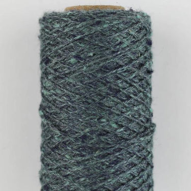 BC Garn | Tussah Tweed | Cruelty-Free Silk Yarn, Colour: 010 Ocean Royal Mix, Tussah Tweed by BC Garn is a light fingering silk yarn with tweed texture. Cruelty-free, softens with wear—perfect for summer knits and layering., Knit With Me