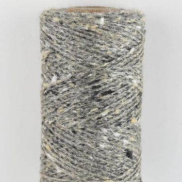 BC Garn | Tussah Tweed | Cruelty-Free Silk Yarn, Colour: 012 Grey Tweed Mix, Tussah Tweed by BC Garn is a light fingering silk yarn with tweed texture. Cruelty-free, softens with wear—perfect for summer knits and layering., Knit With Me