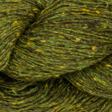 BC Garn | Tussah Tweed | Cruelty-Free Silk Yarn, Colour: 26 Forrest Green, Tussah Tweed by BC Garn is a light fingering silk yarn with tweed texture. Cruelty-free, softens with wear—perfect for summer knits and layering., Knit With Me