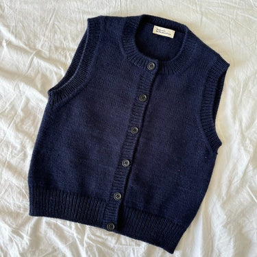 Maggie Vest | PetiteKnit | Printed Pattern in option at Knit With Me yarn shop