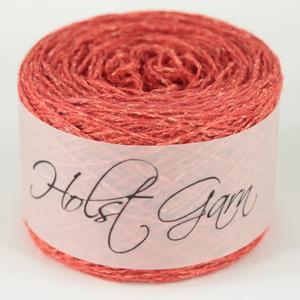 Holst Garn | Tides Yarn | Wool Silk Tweed Blend, Colour: Mandarine, Tweed-effect yarn in wool & silk—Tides is soft, drapey & ideal knitting wool UK for garments, lace & crochet. Blooms beautifully after washing., Knit With Me