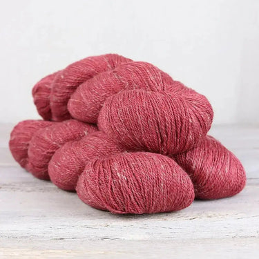 Fibre Co. | Meadow Yarn | Baby Llama, Merino, Silk & Linen, Color: Sorrel, Meadow is a luxe lace-weight blend of llama, merino, silk & linen. Soft with crisp stitch definition—perfect for light UK knits & shawls., Knit With Me