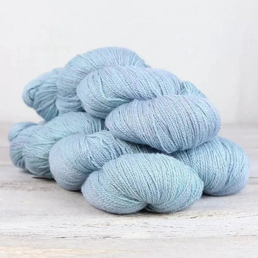 Fibre Co. | Meadow Yarn | Baby Llama, Merino, Silk & Linen, Color: Hydrangea, Meadow is a luxe lace-weight blend of llama, merino, silk & linen. Soft with crisp stitch definition—perfect for light UK knits & shawls., Knit With Me