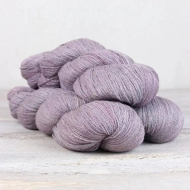 Fibre Co. | Meadow Yarn | Baby Llama, Merino, Silk & Linen, Color: Lavender, Meadow is a luxe lace-weight blend of llama, merino, silk & linen. Soft with crisp stitch definition—perfect for light UK knits & shawls., Knit With Me