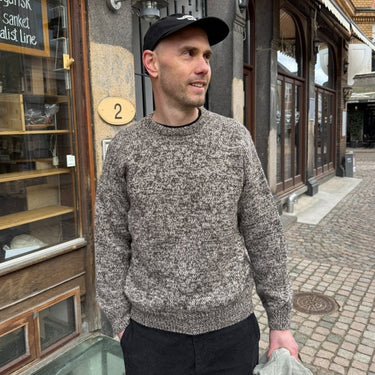 Melange Sweater Man | PetiteKnit | Printed Pattern in option at Knit With Me yarn shop