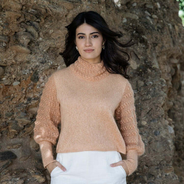 Laine | Memory Lane Knitting Book, , Explore Memory Lane’s 19 designs by Claudia Quintanilla—infusing tradition, memory, and embellishment into every beautiful knitted piece., Knit With Me