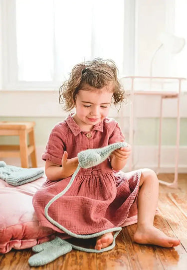 Pom Pom | Mini Pom Book | Knitting & Crochet for Kids, , Mini Pom features 11 modern knitting & crochet patterns for kids 0–10. Fun, wearable designs with digital download—perfect for UK makers, Knit With Me