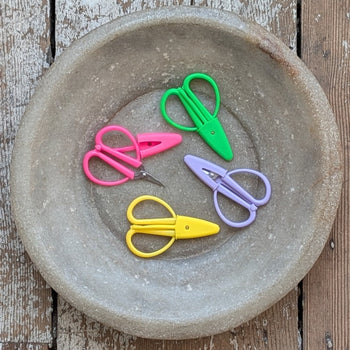 Mini Scissors in Neon Pink option at Knit With Me yarn shop