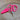 Fox & Pine Mini Scissors in pink with silicone cover; sharp, compact, ideal for travel. Measures 2.5" long. Available in three colors.