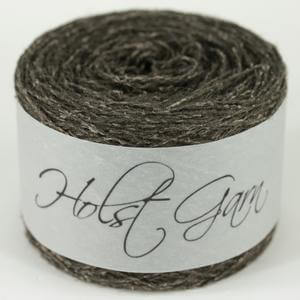 Holst Garn | Tides Yarn | Wool Silk Tweed Blend, Colour: Mole, Tweed-effect yarn in wool & silk—Tides is soft, drapey & ideal knitting wool UK for garments, lace & crochet. Blooms beautifully after washing., Knit With Me