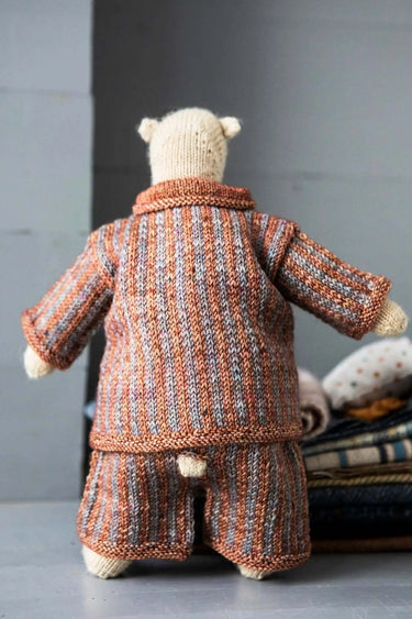 Laine | Mouche & Friends | Seamless Knitted Toy Patterns, , Knit 12 adorable toy animals with clothes in Mouche & Friends. A seamless knitting journey with stories, tutorials, and charming character design., Knit With Me