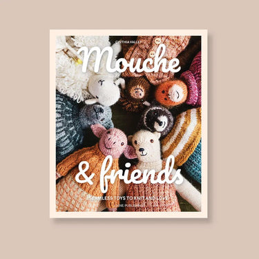 Laine | Mouche & Friends | Seamless Knitted Toy Patterns, , Knit 12 adorable toy animals with clothes in Mouche & Friends. A seamless knitting journey with stories, tutorials, and charming character design., Knit With Me