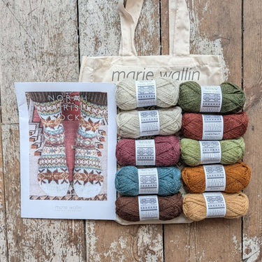 Norah Sock Kit by Marie Wallin - Knit With Me