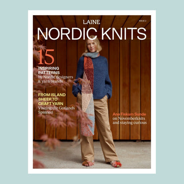 Nordic Knits 2 | Laine | Pre-Order in option at Knit With Me yarn shop