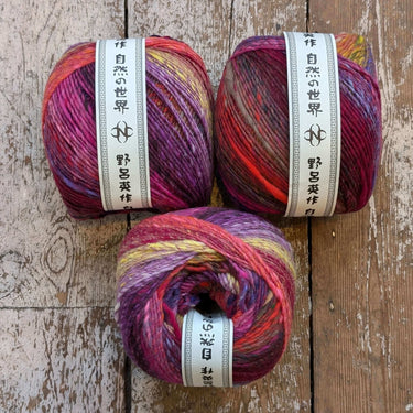 Noro | Ito | Colour Changing Yarn Barrels, colour: Usuki 20, Ito is a slubby, worsted weight yarn. 100% wool yarn wound into BIG 200 gram barrels. Ito from Noro will never stop pleasing with this colour changing yarn., Knit With Me