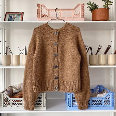 Novice Cardigan - Chunky Edition | PetiteKnit | Printed Pattern in option at Knit With Me yarn shop