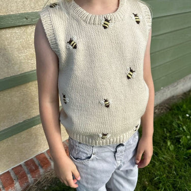 Novice Slipover Junior | PetiteKnit | Printed Pattern in option at Knit With Me yarn shop
