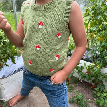 Novice Slipover Junior | PetiteKnit | Printed Pattern in option at Knit With Me yarn shop