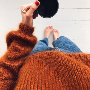 Novice Sweater | PetiteKnit | Printed Pattern in option at Knit With Me yarn shop