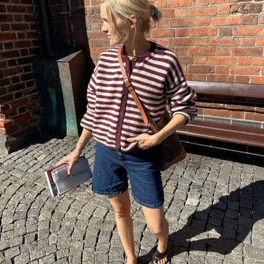 Olga Jacket | PetiteKnit | Printed Pattern in option at Knit With Me yarn shop