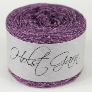 Holst Garn | Tides Yarn | Wool Silk Tweed Blend, Colour: Orchid, Tweed-effect yarn in wool & silk—Tides is soft, drapey & ideal knitting wool UK for garments, lace & crochet. Blooms beautifully after washing., Knit With Me