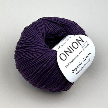 Organic Cotton sport weight yarn by Onion in 108 Purple