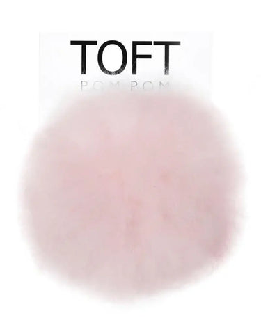 TOFT Alpaca Pom Pom | Interchangeable & Ethical Luxury, Color: Peony, Swap your look in seconds with TOFT’s bright, ethical alpaca pom poms. Each snap-on pom is cruelty-free and crafted from naturally sourced fur., Knit With Me