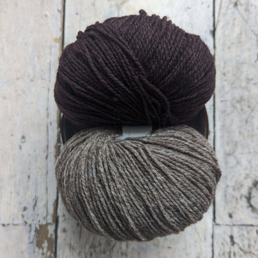 Polina Kit | Ulysse Yarn | Botanical Colourwork Jumper, Color: Kit 1, Knit the Polina pullover in Ulysse wool! This sport weight kit features colourwork inspired by Ukrainian folk art. Ethical knitting wool UK, Knit With Me