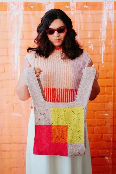 PomPom Issue 44: Spring 2023, , You never know what the day will bring with spring, so it’s the perfect season for layering! All of the pieces in this issue play with opacity, texture, and colourwork, layering techniques, tones, and transparency - sometim