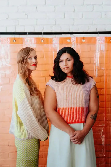 PomPom Issue 44: Spring 2023, , You never know what the day will bring with spring, so it’s the perfect season for layering! All of the pieces in this issue play with opacity, texture, and colourwork, layering techniques, tones, and transparency - sometim