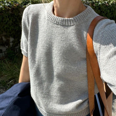 Poppy Tee | PetiteKnit | Printed Pattern in option at Knit With Me yarn shop